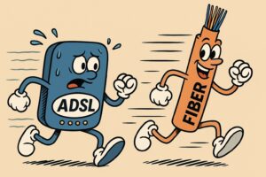 Fibre Orange vs ADSL : quelles différences au Maroc ?