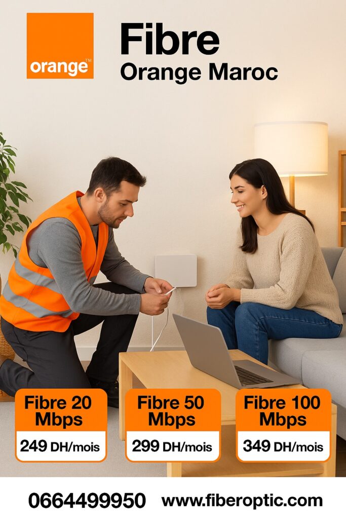 📶 Guide Complet pour S’abonner et Installer la Fibre Orange Maroc en 2025