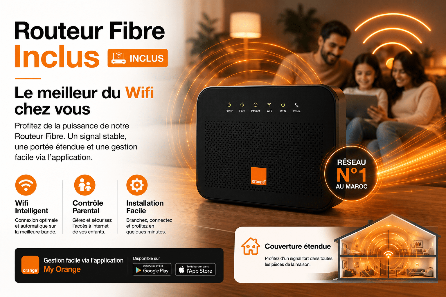 Routeur Fibre Optique Orange