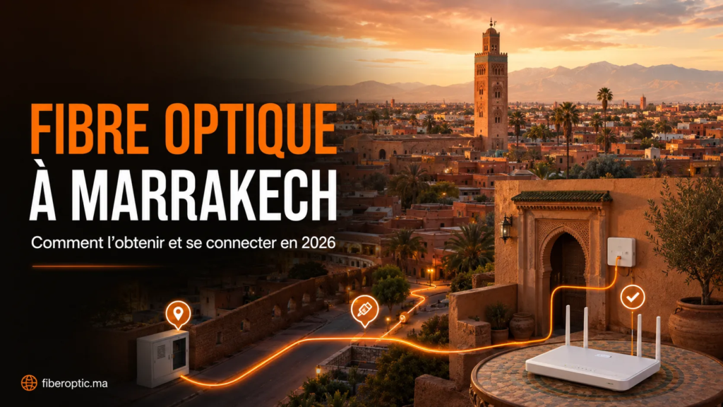 Fibre Optique à Marrakech – comment l’obtenir et se connecter en 2026